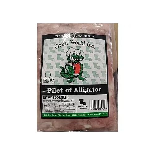 Alligator Tail Meat 5 lbs