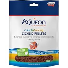 Aqueon Cichlid Food Color Enhancing 4.5 Ounces Color