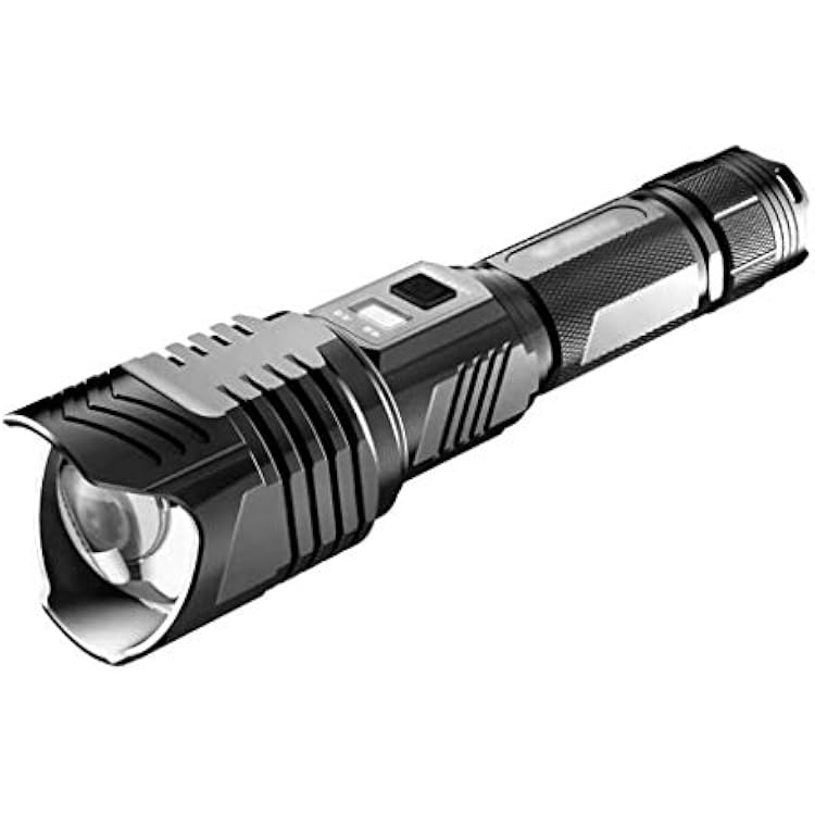 LED Flashlight,USB Rechargeable Waterproof Ultra Bright Flash Light Torch 4 Lighting Modes for Outdoor Camping Cycling Hiking