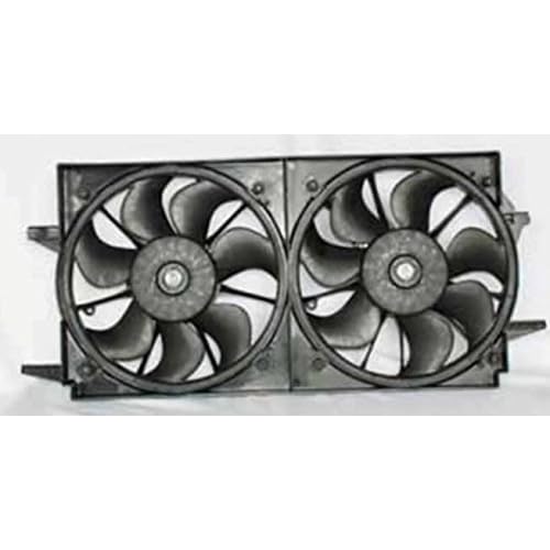 Rareelectrical NEW DUAL RADIATOR CONDENSER FAN ASSEMBLY COMPATIBLE WITH OLDSMOBILE 1997-1999 CUTLASS 15-80216 336-55003-000 620-618 88986473 12362564 88957397 88986470 88986474 GM3115105 620090