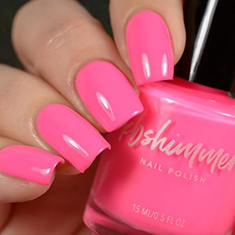 KBShimmer How Low Can You Flamingo Nail Polish 0.5 oz Full Sized Bottle