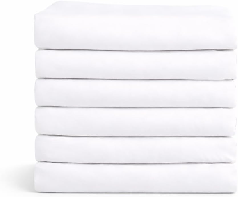 6pc/pkg Flat Comfort Sheets Washable Reusable for Massage Table Cover