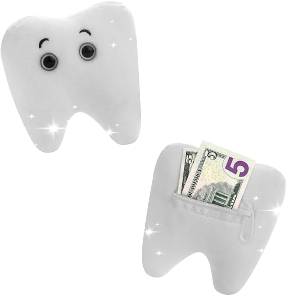 GIANT MICROBES Tooth Plush, Oral Surgery Recovery, Dentist Appreciation Gifts, Tooth Fairy Pillow, Dentist Toy, Dental School Gifts