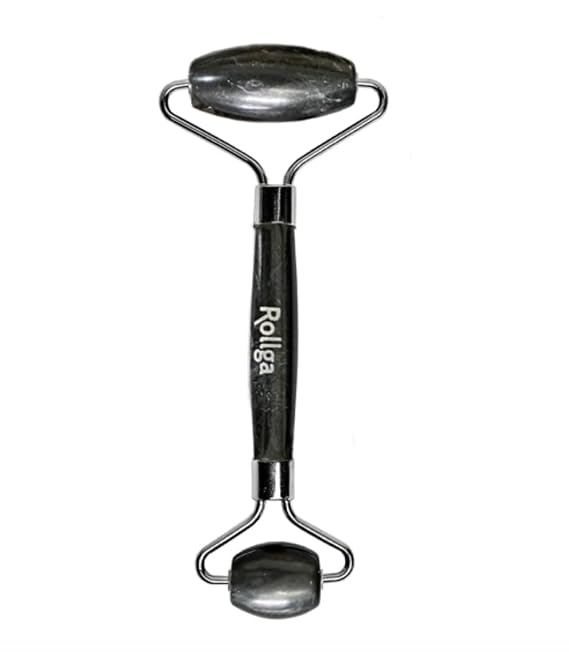 Rollga - Facial Massage Roller for Wrinkles, Puffiness, Dark Circles Under Eyes, and Skin Elasticity.