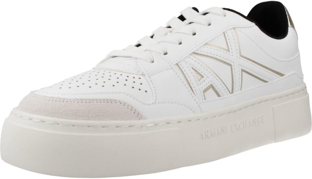 Armani Exchange Womens Lace-up Sneakers