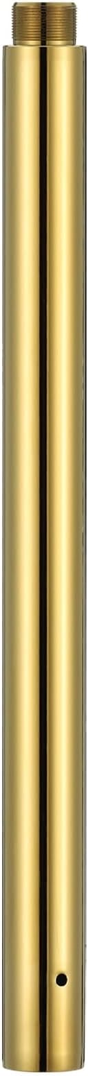 Pole Extension for 45mm Dance Pole, Extending Tube Adjustable Professional Portable Removable Replacement, 500mm & Gold & Stainless Steel -Fit for(Connect Dancing Pole Stripper)