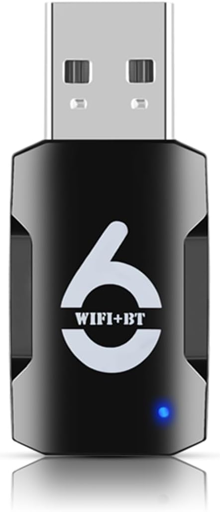 2-in-1 USB WiFi Bluetooth Adapter - WiFi Bluetooth USB, 900Mbps 2.4/5GHZ Dual-Band, WiFi and Bluetooth Adapter for PC/Laptop/Desktop, Wireless USB Adapter, Driver Free, Win 10/11
