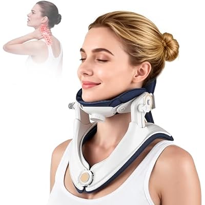 Neck Stretcher Cervical Traction Device - Adjustable Lightweight Neck Support Brace for Cervical Spine Decompression,Pain Relief Neck Decompression Tension Relief, FSA Eligible HSA Eligible