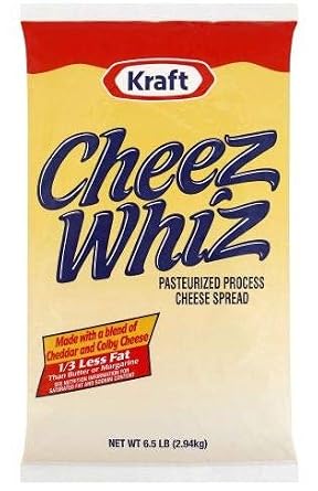 Cheez Whiz - Pasteurized Process Cheese Spread, 6.5 lb Pouch