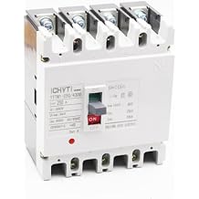 Molded Case Circuit Breaker 160A 200A 225A 250A Three-Phase Four Wire 4P Moulded Case Air Switch 380v MCCB(160A,4P White)