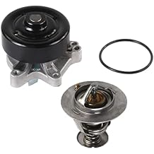 Water Pump w/Thermostat Housing Assembly fit 2005-2008 for Toyota Corolla 1.8L, 2005-2008 for Toyota Matrix 1.8L, 2005 for Toyota MR2 Spyder 1.8L, 2005 for Toyota Celica 1.8L