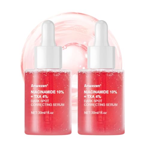 10% Nicotinamide  4% Tranexamic Acid Serum for Face,Hyaluronic Acid Serum for Women,Dull Skin & Fine Lines,Korean Glass Skin,Fragrance-Free 3 Pack
