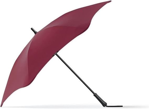 BLUNT Classic Large Windproof Umbrella 47" Umbrella for Wind and Rain, Durable Canopy Design, Heavy Duty for Everyday Travel, UV Protection - Clubhouse Red