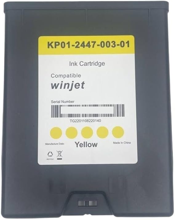Compatible with Memjet Winjet 168PE Inkjet Printer Models Aftermarket Replacement Ink Cartridge(Yellow)