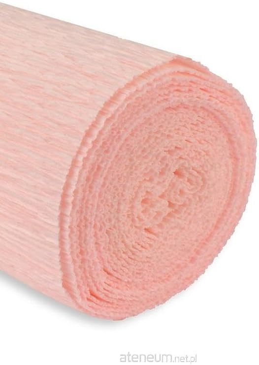 Premium Italian Crepe Paper Roll Heavy-Weight 180 gram - 569 Flat Pink