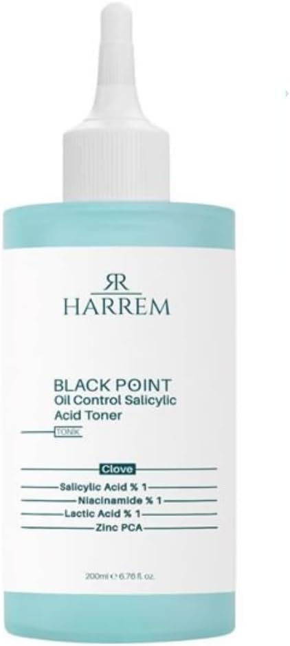 Akneli&Yağlı Cilt Tipleri için Saliyclic Acid Gözenek Sıkılaştırıcı Tonik 200 ML Black P.int