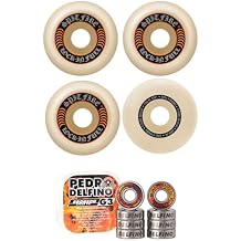 Spitfire Skateboard Wheels F4 Lock in Full with Bronson Pro G3 Bearings - Choose Size and Color