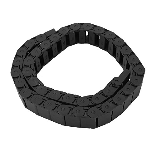 Drag Chain, 1 Meter Nylon Wire Cable Carrier, Abrasion Resist Cable Chain, Energy Chain for Engraving Machine Accessory 15x30mm