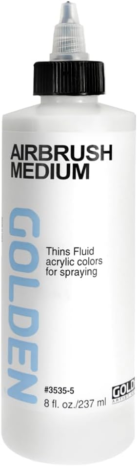 GOLDEN Airbrush Medium, 8 fl. oz. Bottle