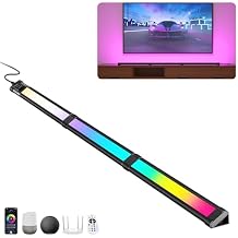 LED Smart TV Light Bar 36 Inch Light Bar RGBCW WiFi TV Light Bar with Multiple Placement Options for 55-70 inch TVs, Uplighting or backlights for Home, Bedroom, Shelf. Voice and App Control.