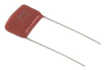 NTE Electronics MLR334K250 Series MLR Polyester Non-Polarized Film Capacitor, Radial Lead, Non-Inductive, 0.33 F Capacitance, 10% Tolerance, 250V