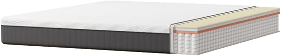 Emma Original Mattress, King (150×200 cm), 25 cm, Memory Foam & 7-Zone Pocket Springs for Comfort & Support, Cooling Breathable Cover, Rolled Delivery
