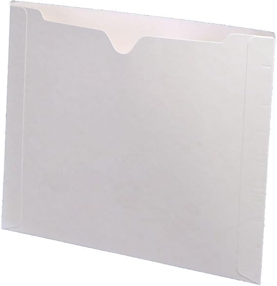 11 pt White Color Jacket, Letter Size, Dental Style (Box of 50)