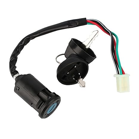 Keenso Motorrad Zündschloss Universal ATV 4 polig Zündschloss Wasserdichte Zündschloss Starterschalter für 50 90 110 ATV TAOTAO Bike