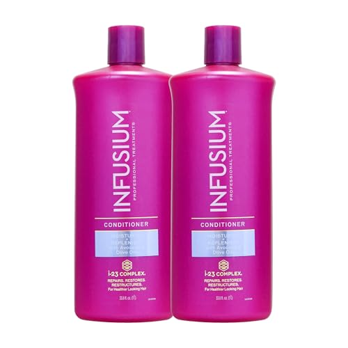 Infusium Repair and Replenish Nourishing Conditioner - Hair Conditioner with Keratin, Argan Oil, and Ceramides - Suitable for All Hair Types - 2 pc
