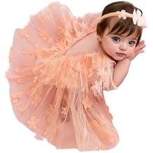 Newborn Girl Photography Outfits, Backless Lace Romper with Flower Headband Photo Props, Baby Girl Photoshoot Outfits