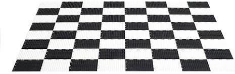 MegaChess Plastic Chess Game Board - 4 feet 8 inches x 4 feet 8 inches - Compatible with 12 Inch and 16 Inch Chess Sets and 4 Inch Checkers