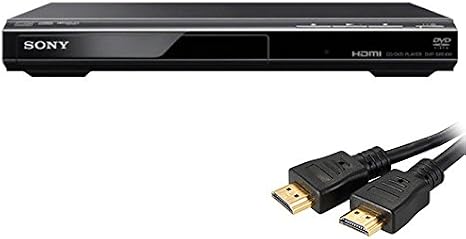 Sony Ultra Slim Upscaling DVPSR510H DVD Player; with Free Xtreme 6 High Speed HDMI Cable