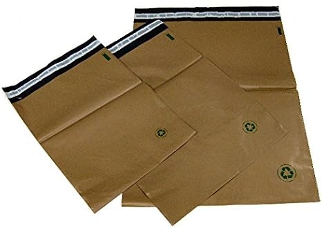 Bubblefast! Brand 7.5'' x 10.5'' Unlined Biodegradable Self-Seal Poly Mailing Bags, Pack of 25