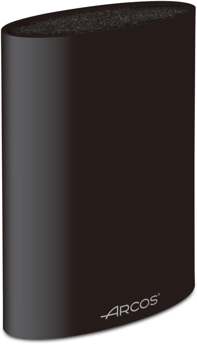 Arcos Tacos - Universal Blade Block for Blades Up to 20cm - Made from Thermoplastic Rubber 220 x 160 x 65mm - Black