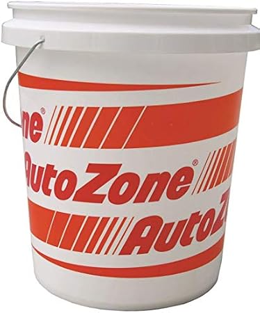 AutoZone 5 Gallon White Bucket, Storage or Cleaning
