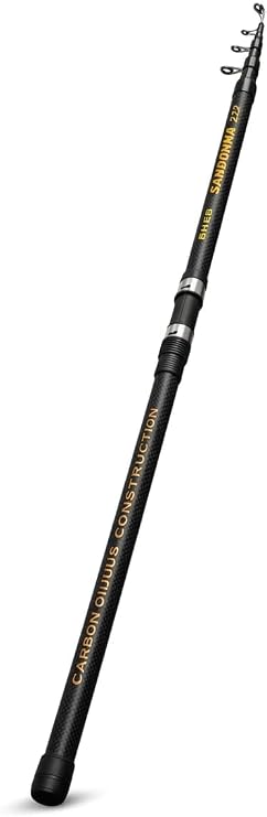 Bauer Savarona 412 CM Carbon Modül Destekli 100-200 GR Teleskobik Surf Olta Kamışı