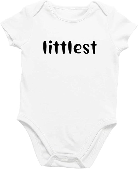 Printique Organic Cotton Baby Onesie - Infant Bodysuit, Soft Breathable Newborn Outfit, Unisex Baby Clothes, Snap Closure