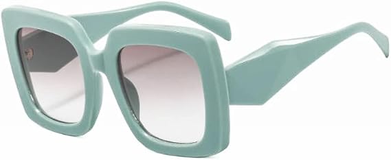 Sunscreen Square Sunglasses Thick Frame Wide Legs Stable Glasses Driving Sunglasses