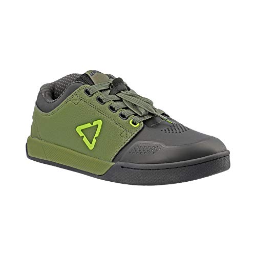 Leatt Mens Shoe 3.0 Flat V22 Ventilated Puncture Resistant Flexible Low-Profile Padded Moisture-Wicking Cycling