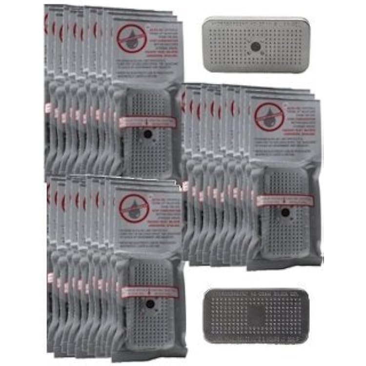 40 Gram Silica Gel Desiccant Dehumidifier 4x2x12, 36 pack
