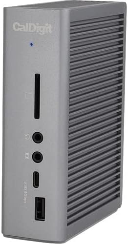 CalDigit TS3 Plus Docking Station - for Memory Card Reader/Monitor - Yes - SD - 87 W - Thunderbolt 3 - 2 Displays Supported - 4K, 5K - 3840 x 2160, 7680 x 4320 - 2 x USB 3.1 Type-C Ports - 5 x USB Typ