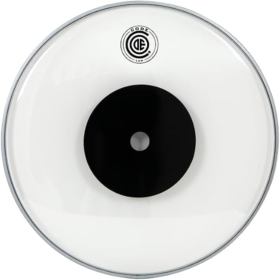 Code Law Series Clear 10" Drumhead w/Donut