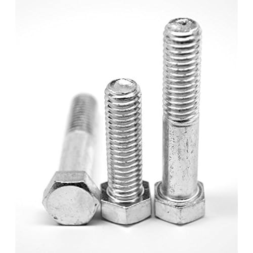 M20 x 2.50 x 150 MM PT Coarse Thread DIN 931  ISO 4014 Class 8.8 Hex Cap Screw Bolt Medium Carbon Steel Zinc Plated Pk 40