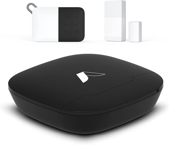 Abode 3 Piece Wireless Security Kit Expandable to Protect Your Whole Home - Easy DIY Installation Optional Professional Monitoring Compatible with Alexa & Google Assistant (104067/A)