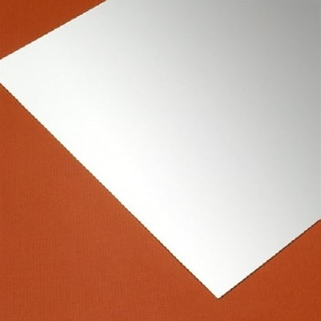 SIBE-R-PLASTIC SUPPLY White Styrene Thermoform Plastic Sheets 1/16" x 24" x 24" Sheets - 4 Piece Bundle