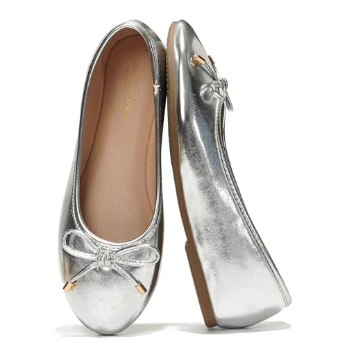 Project Cloud Memory Foam Ballet Flats Shoes for Women Footwear and Lightweight Casual Flats for Women - Non Slip Comfortable Ballet Shoes Ellison