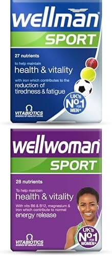 Bundle of Wellman Sport, Tablets and Wellwoman Sport and Fitness Multivitamin