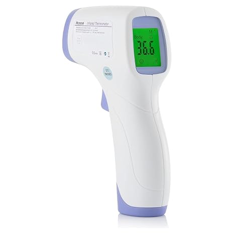 Digital Forehead Thermometer, Non-Contact Infrared for Adults & Kids