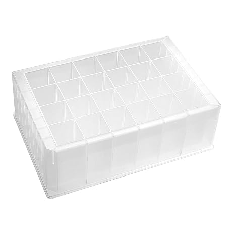 Axygen P-DW-10ML-24-C-S Deep Well 24-Well x 10mL, Sterile Storage Microplates with Rectangular Wells, Clear PP, Sterile (25 Plates/Case)