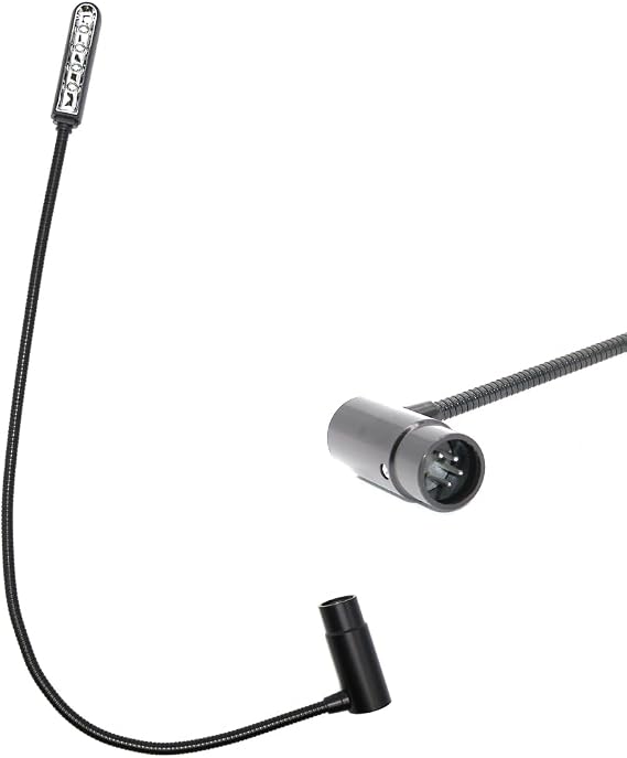 22インチ Xlr 4ピン グースネックライト ヤマハ用、behringer Djミキサー、フレキシブルミキサーグースネックランプ、12v Dcライトアングルプラグ